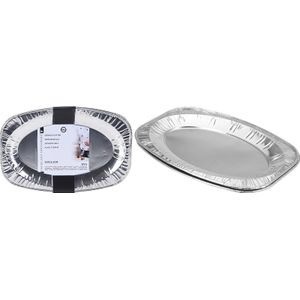 Aluminium serveerschaal 35x235cm 2 stuks