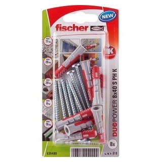 Asf fischer fischer duopower 8x40mm s ph k nv 535480