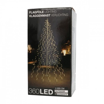 Ax8106120flagpolechristmaslighting800cm360led1