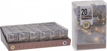 Batterijverlichting 20led warmwit binnen