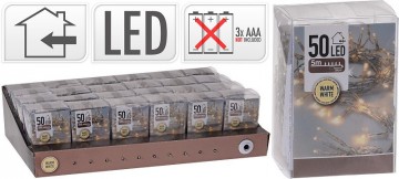 Batterijverlichting 50led warmwit binnen