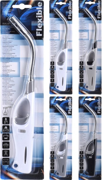 Bbq gasaansteker flexibel 30cm navulbaar 4 ass kle