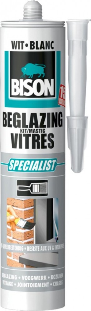 Bison beglazingskit specialist wit
