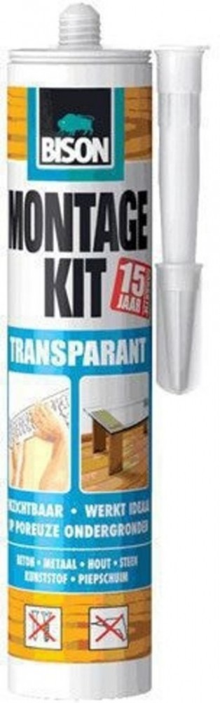 Bison montagekit transparant