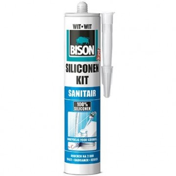 Bison wit siliconenkit voor sanitair