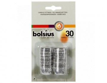 Bolsius kaarsenpassingen zilver 30st 1596537776n