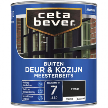 Cb deur kozijn zwart 750