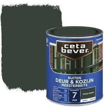 Cetabeverdeurkozijnmeesterbeitsdekkendwoudgroen