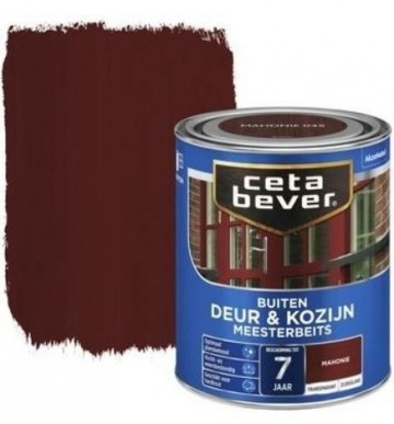 Cetabeverdeurkozijnmeubelbeitstransparantzijdeglansmahonie750ml