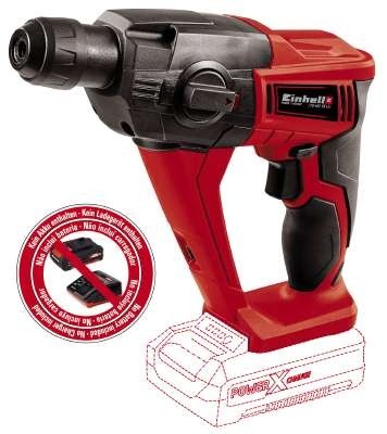 Einhell expert plus accu boorhamer te hd 18 li solo produktbild 1