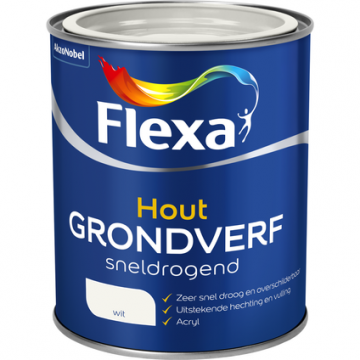 Grond hout wit 750