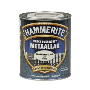 Hammerite hamerslag wit