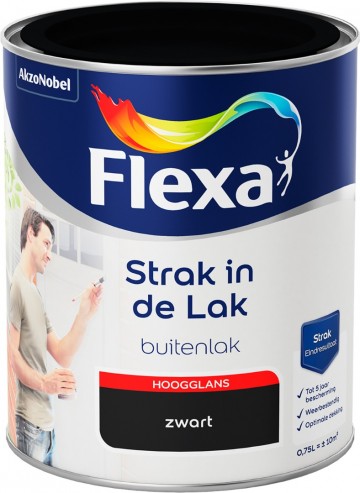 Hoogglans zwart 750 ml