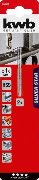 Kwb 2065  metaalbor silverstar 1 mm