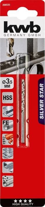 Kwb 2065 metaalbor silverstar 35 mm