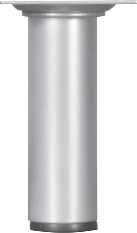 Meubelpootmetaalrond30mmx10cmgrijs
