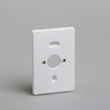 Montageplaat wkd dubbel wit