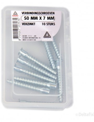 Schroeven voor bouwpakket 50mm x 7mm 10 stuks 1