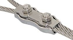 Staaldraadklem vlak duplex