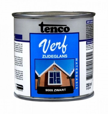 Tencoverfacrylzijdeglanszwartral9005 250ml