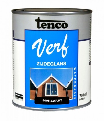 Tencoverfacrylzijdeglanszwartral9005 750ml