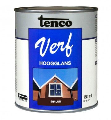 Tencoverfhoogglansbruin 750ml terp