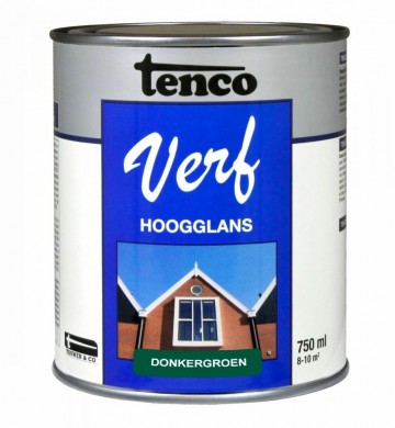 Tencoverfhoogglansdonkergroen 750ml terp