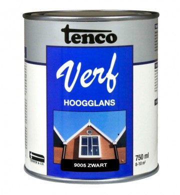 Tencoverfhoogglanszwartral9005 750ml terp