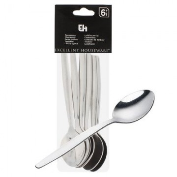 Theelepels rvs 6stuks 024122