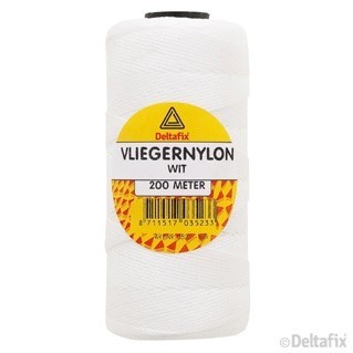 Vliegernylon200mx07mmwit 131351