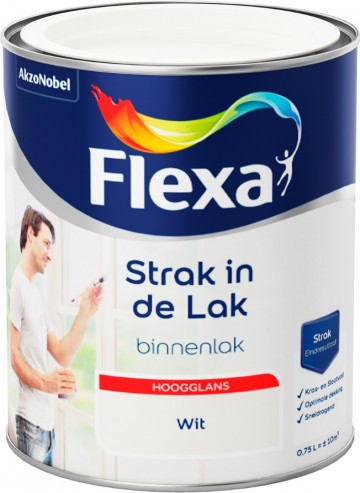 Watergedragen hoogglans wit 750 ml