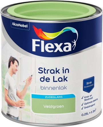 Watergedragen zijdeglans veldgroen 250 ml