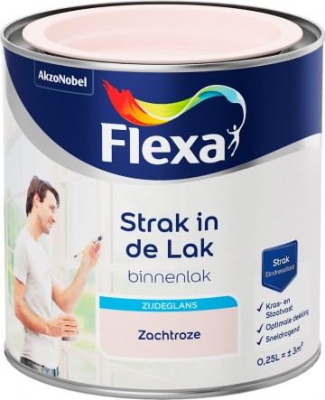 Watergedragen zijdeglans zachtroze 250 ml